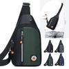 New Men's Messenger Bag Simple Outdoor Sports Mobile Phone Shoulder Bag Trend Casual Joker Fashion Chest Bag.
