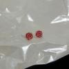 Red Rose Women's Earrings Niche Design French Retro Personality Student