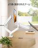 ErGear Monitor Arm Dual 2 Screen White Совместимость с дюймами Грузоподъемность 10 кг Газовая пружина Тип кронштейна дисплея ПК Кронштейн длинный VESA 75x75 мм Совместимость с