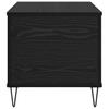 Coffee Table Black Oak Effect 60 x 44.5 x 45 cm Wood Based Material