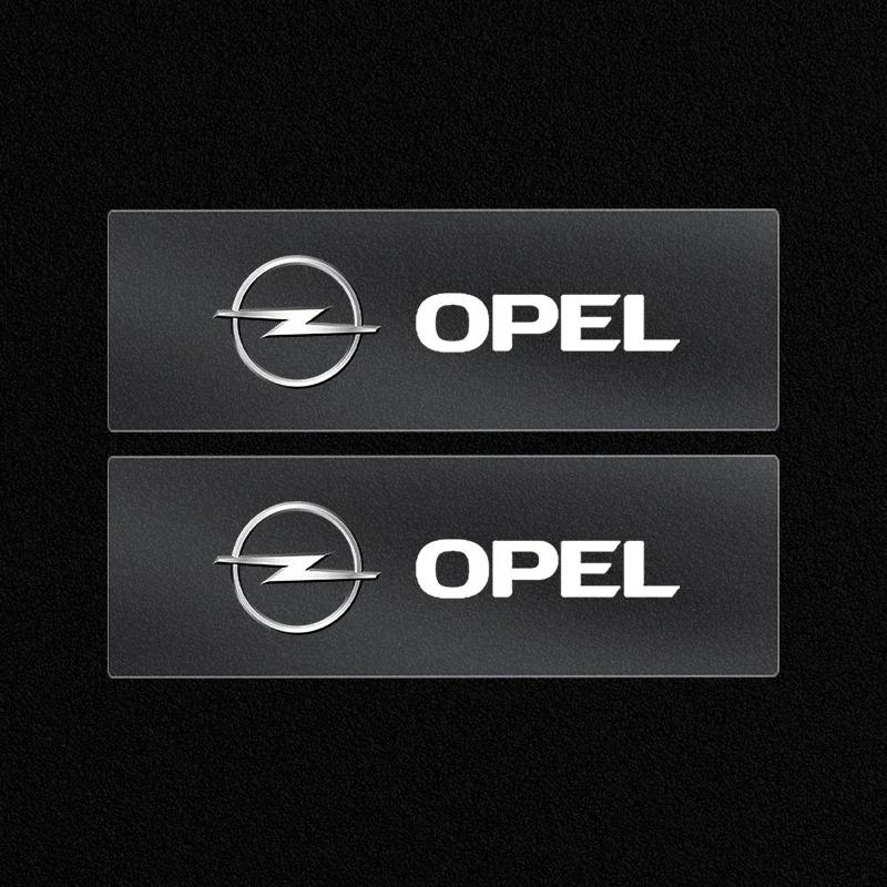 AAAYW1 Car Steering Wheel Badge Stickers Car Door Handle Label Decal For Opel Astra Insignia Corsa Zafira Meriva Mokka Vivaro Vectra