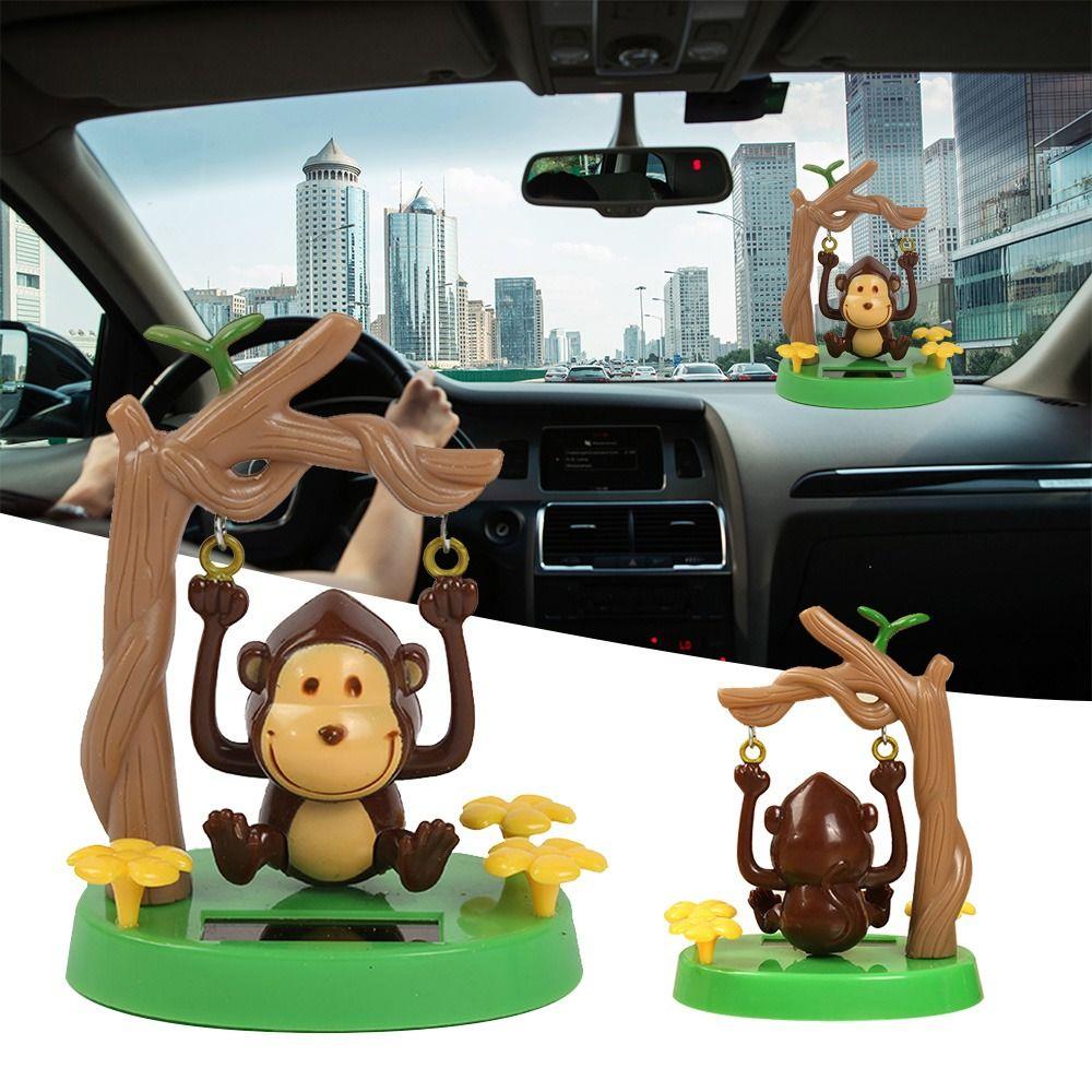 Танцор-обезьянка, качающийся на солнце, игрушка для приборной панели автомобиля, украшения для рабочего стола