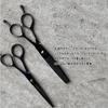 DEEDS GTZ630CT Black Titanium Thinning Scissors approximately thinning by a Japanese professional scissors manufacturer Thinning Scissors [PF] (6.0