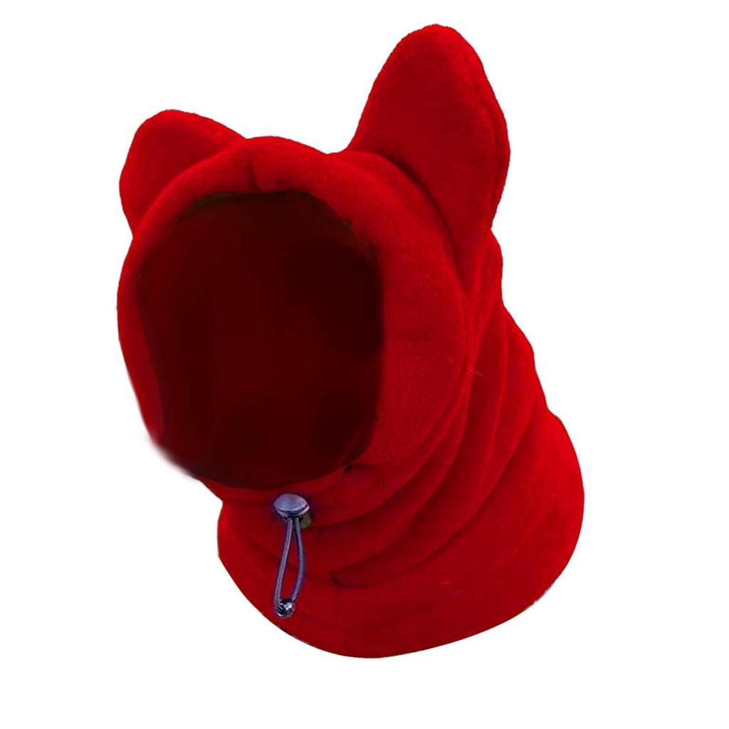 Dog Hood Warm Hat Winter Pet Costume Adjustable Windproof Earmuffs Ears Cover for Pets