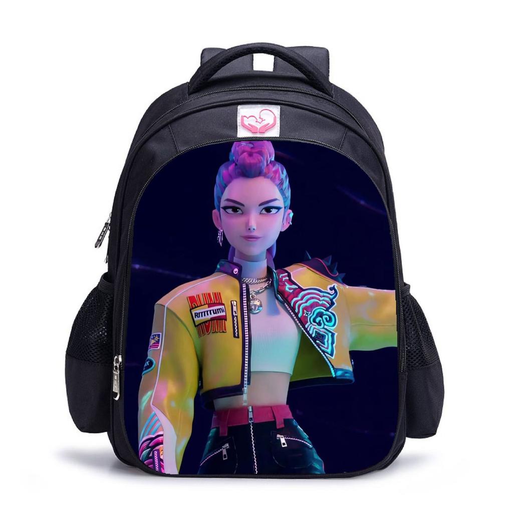 Повседневная сумка через плечо с рисунком из мультфильма для учеников младших классов средней школы, рюкзаки большой вместимости