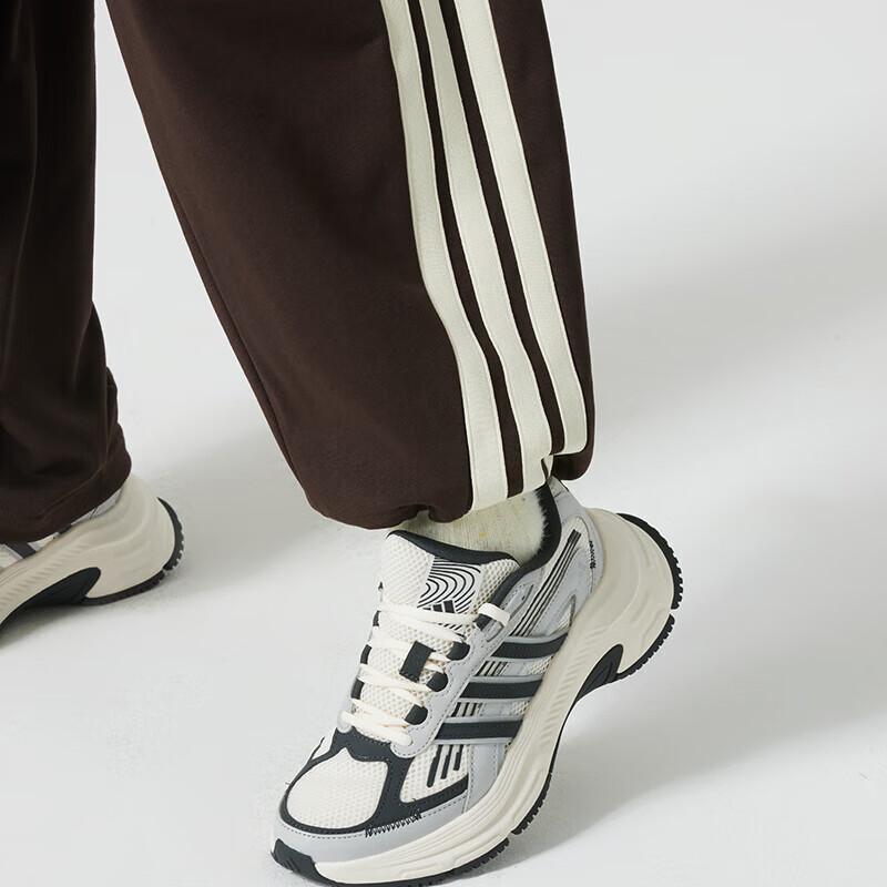 Adidas Women's Loose Wide-Leg Cotton Casual Comfortable Versatile Terry Cloth Sweatpants