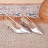 Pointed Thin Heel Sandals Design Temperament High Heel Thin 2025 New Summer Skirt Sexy Versatile French