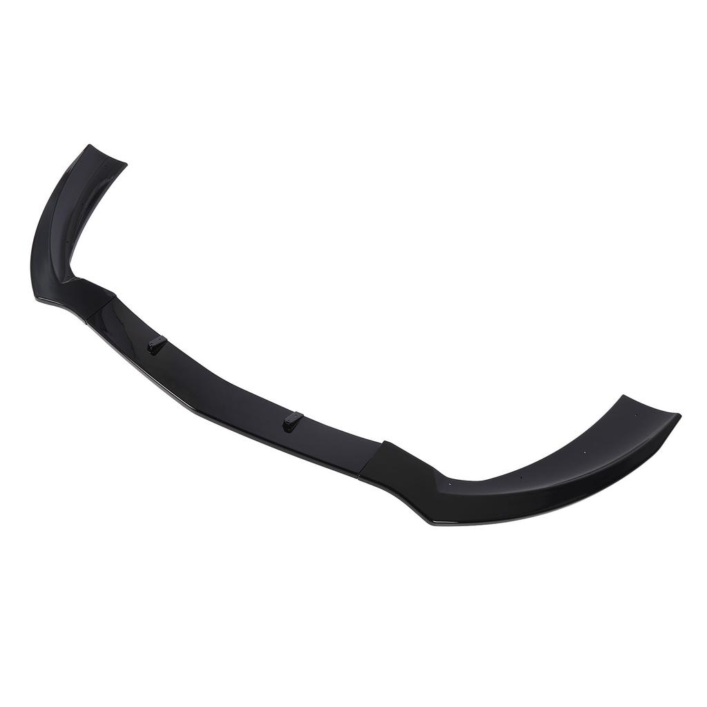 Front Bumper Lip Spoiler 3 Section Type Impact Resistant Upgrade Racing Look Bumper Lip Splitter Body Kit for CLA Class