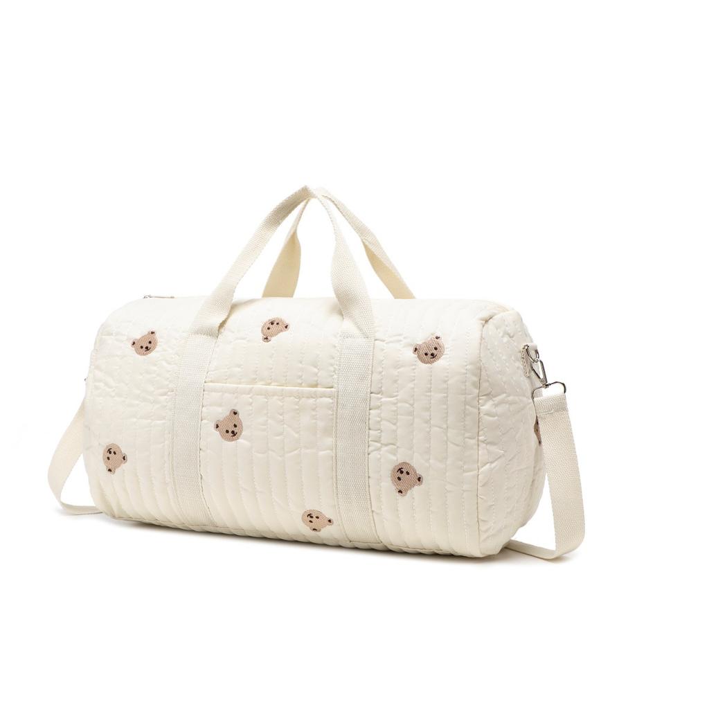 Вышитая сумка для мамы, дорожная сумка-тоут для беременных, органайзер для детских вещей, большая вместительная сумка для подгузников, женские сумки кроссбоди