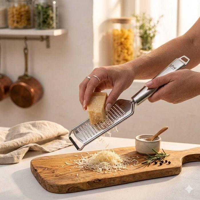 Râpe a fromage en acier 5 x 25 cm Luxe