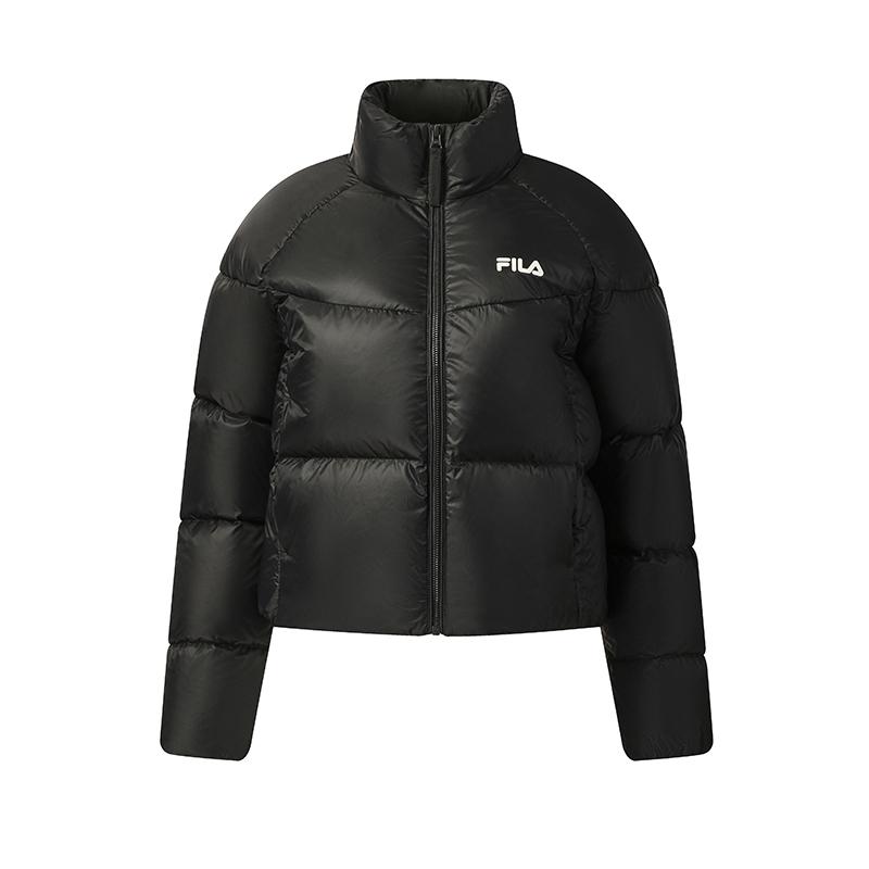 Fila Флисовая теплая куртка с высоким воротником и пухом Женская верхняя одежда F51W549902FBK