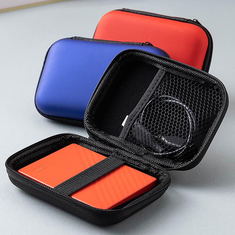 Eva Zipper Bag Жесткий диск Защитная сумка Hdd Ssd Usb кабель зарядное устройство Защитная сумка для 2.5 Жесткий диск Power Bank Usb кабель зарядное устройство