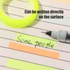 Transparent Fluorescent Index Tabs 5 Rolls Label Stickers Highlighter Sticker  DIY Scrapingbook