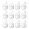 1/6/12/24Pcs Self Adhesive Cable Clips Pencil Holders Waterproof Wide Application Silicone Thumbs-Up Wall Hooks