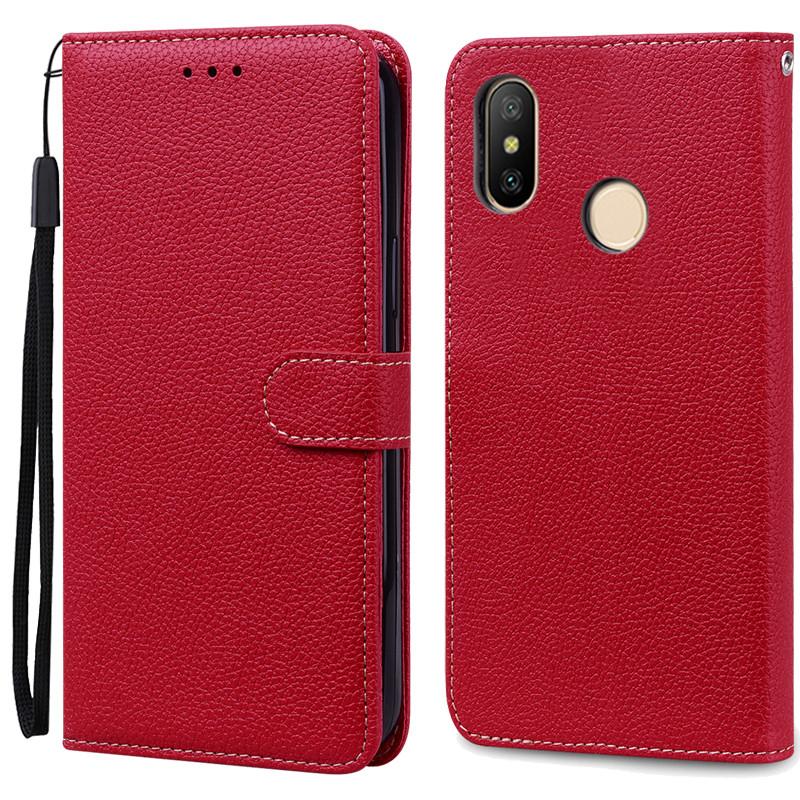 For Redmi Note 6 Pro Case Xiaomi Redmi 6 Pro Soft TPU Wallet Leather Case For Xiaomi Redmi 6 Case Note 6 Pro Flip Cover Fundas
