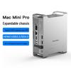 Док-станция Mac Mini M4: Корпус для M.2 NVMe SSD и USB 3.2 10G Разветвитель Док-станция
