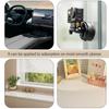 Heavy Duty Magnetic Suction Cup Adapter Base Supports 1kg Weight Capacity 60m Waterproof Rating for Action Camera Use