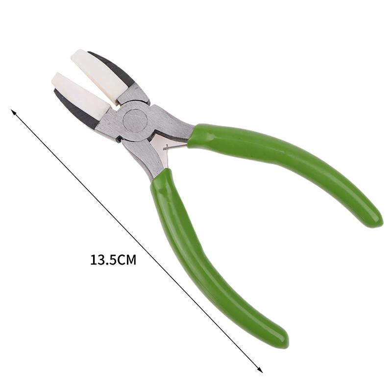 Зеленые плоскогубцы с плоскими губками, черные 6 в 1 круглогубцы для обмотки проволоки, изготовления ювелирных изделий, прочные диагональные плоскогубцы