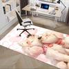 Cute Puppy ThemeLove Heart Chair Mat: Office Carpet, Oversized Rug for Home Decor, Sofa Mat, Gift Idea for Any Room0186A