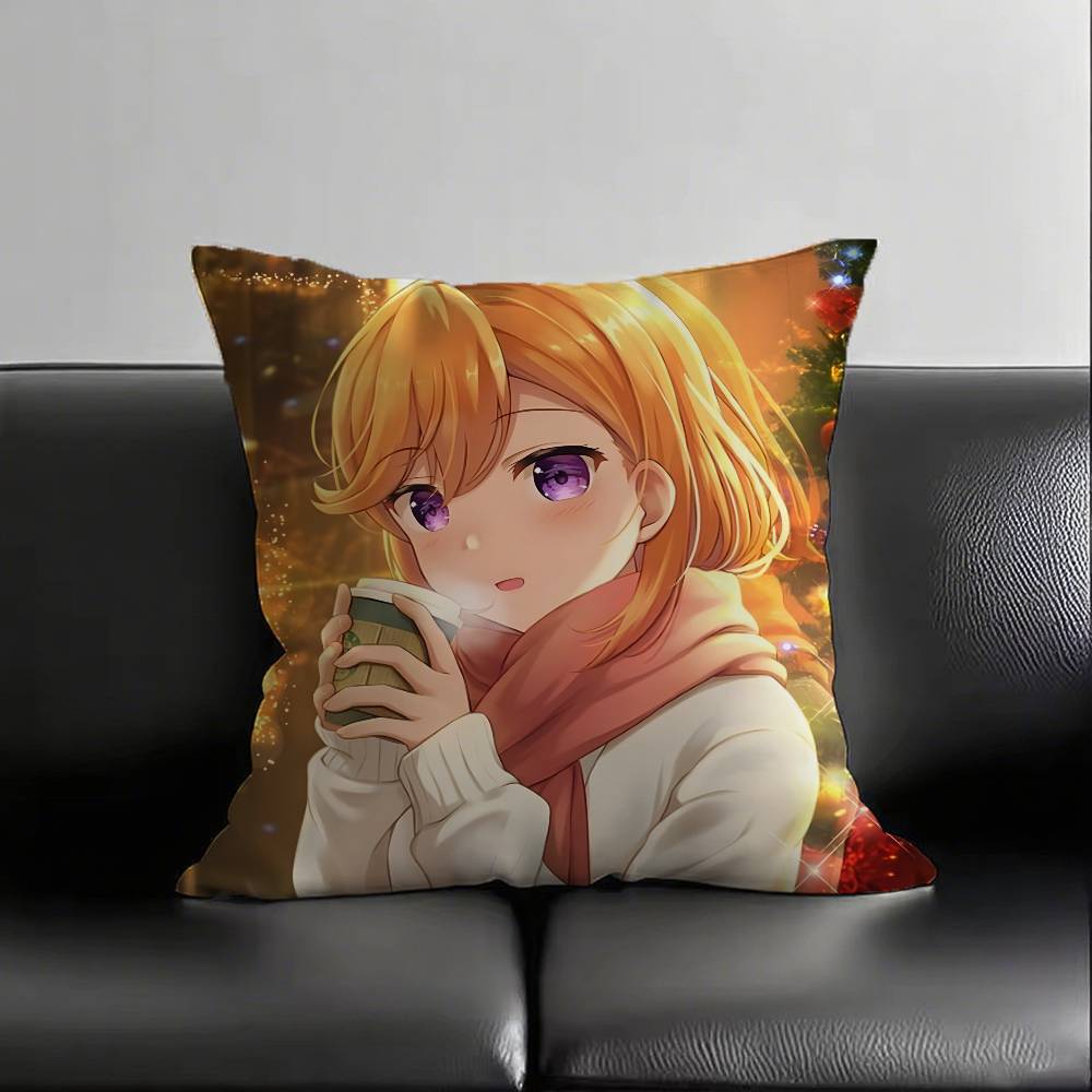 1pc Anime Love Live! Pillow Case Fashion Square Pillowcase Bedroom Sofa Room Ins Decoration Leisure