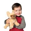 Плюшевая французская бульдог Наполеон Douglas, бежево-коричневая, 9 дюймов (23 см) Сидя