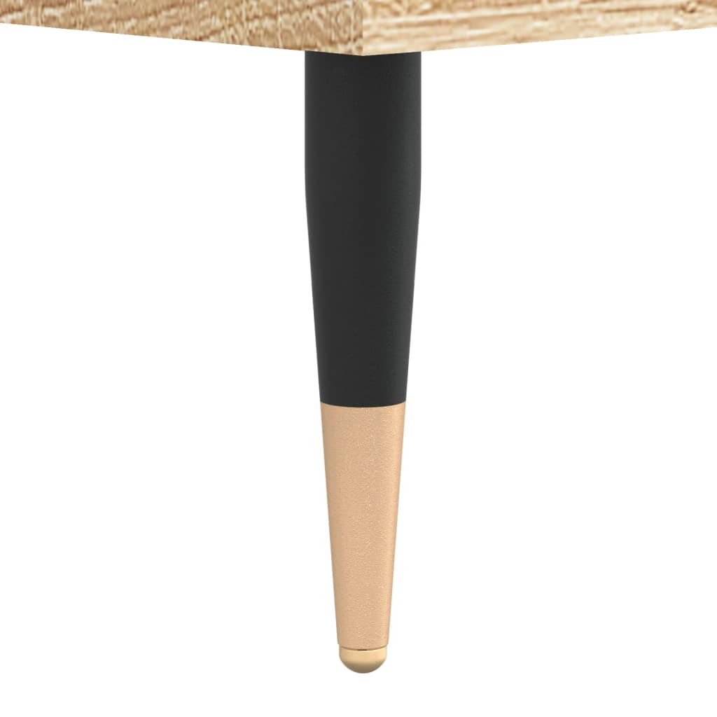 Shoe Bench Sonoma Oak 102x35x55 cm Wood Based Panel