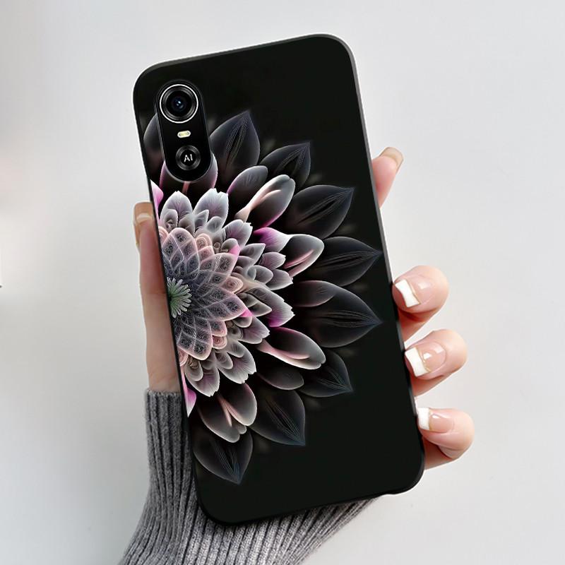 Для ZTE Blade A31 Plus / BladeA31 Чехол Матовый Черный Эстетичный Роскошный Милый Крутой Узор для Мальчиков Девочек Чехол Мягкий Силиконовый Задняя Крышка