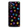 Милый Чехол для Телефона с Отпечатком Лапы Собаки для Samsung Galaxy S24 S23 S22 S20 S21 FE Ultra S10 S10E S9 S8 Plus 5G Силиконовый Чехол Capas