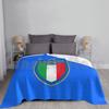 Плед Figc Италия для дивана-кровати, путешествий, Италия, Италия, Figc, Чемпионат мира, 4 звезды, Футбол, Футбольные легенды
