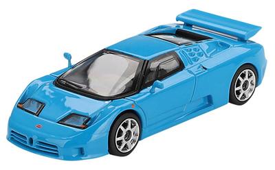 MINI GT Bugatti EB110 Super Sports Blue Bugatti Завершенный продукт 1/64 (Левая ручка) MGT00890-L