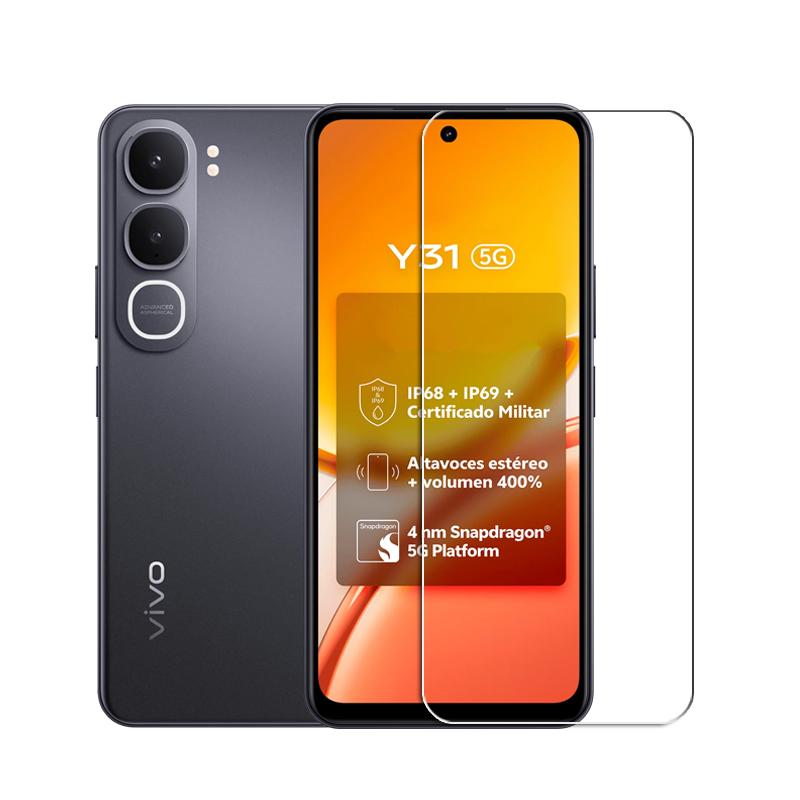Полное прозрачное стекло для Vivo Y31 5G Закаленное стекло Vivo Y31 Y21d Защитная пленка для экрана HD Защитная пленка для телефона Vivo Y31