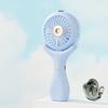 Мини-портативный распылительный вентилятор, 1 шт. — Компактный и перезаряжаемый с 3-скоростным распылением — Складная конструкция на 90° — Идеально подходит для путешествий на открытом воздухе