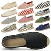 Summer Autumn Men Canvas Shoes Breathable Men's Casual Shoes Slip On Hemp Shoes Graffiti Espadrilles Women Footwear Flats
