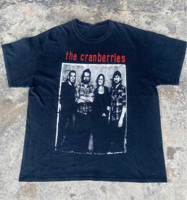 Винтажная футболка The Cranberries Подарок для фанатов Хлопок Черный S-5XL Унисекс Футболка BT393 Унисекс Футболка