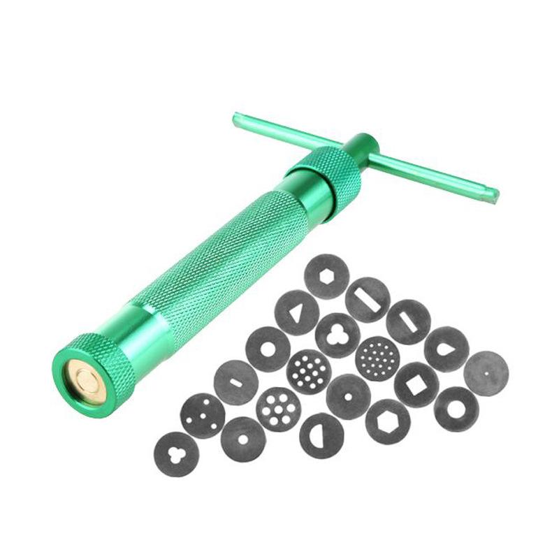 Набор DIY Экструдер из нержавеющей стали для глины и запекания - 20 фигурных формочек