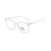 Photochromic Square Rice Nail Children's Eyeframe Color Change Anti Blue Light Flat Mirror Glasses Cute Boys And Girls