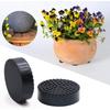 12 шт. невидимых ножек для горшков с улучшенными нескользящими накладками для садовых горшков для использования в помещении и на открытом воздухе, предотвращают скольжение и разливы, неабразивные, простые в использовании и чистке