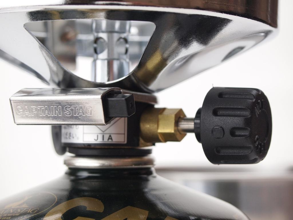 Captain Stag Camping Small Gas Burner Stove Piezoelectric Ignition Cooker Set with Bag M-7903