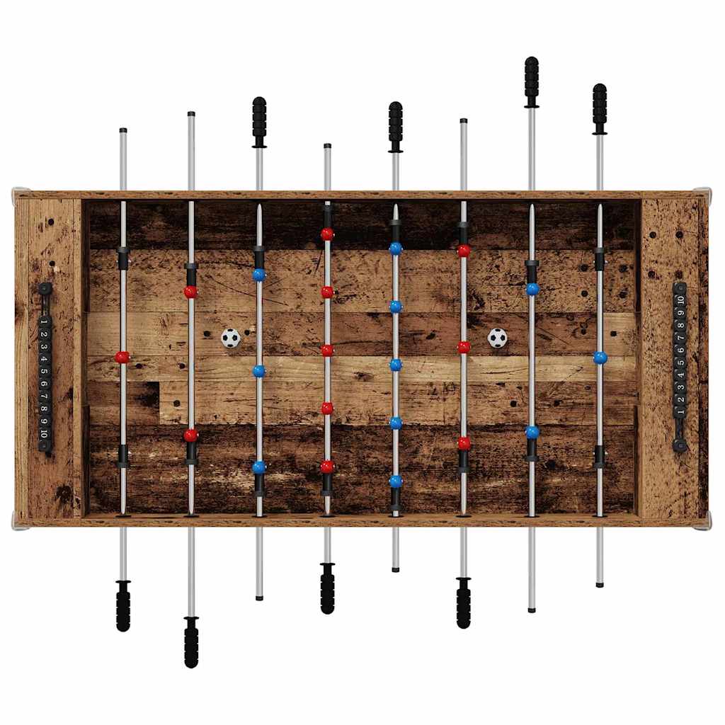 Retro Style Table Football Table 125 x 60.5 x 80 cm Engineered Wood