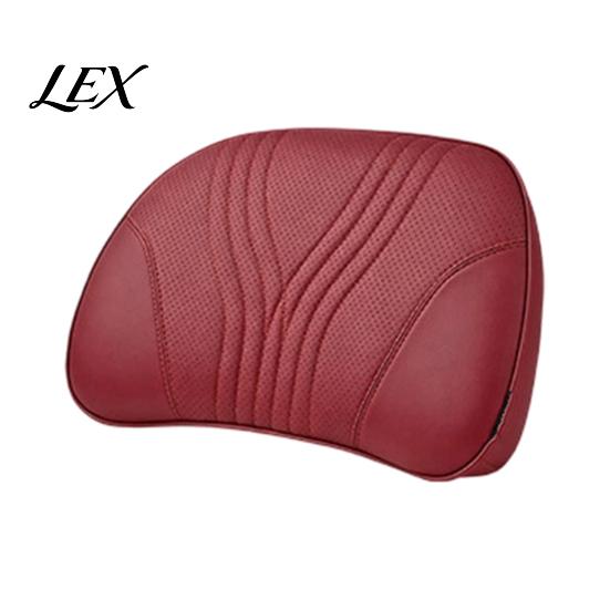 Ergonomic Neck Pillow Car Headrest for Support, Memory Foam with Cushion Adjustable Strap, Universal Lumbar Support Auto Truck SUV Interior Accessory