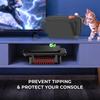 Горизонтальная подставка для игровой консоли Switch/OLED, нескользящая, с теплоотводом, экономящая место, база для хранения игровой консоли с 10 слотами-органайзерами для игровых карт