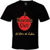 Черная футболка с принтом кубинского рома Havana Club