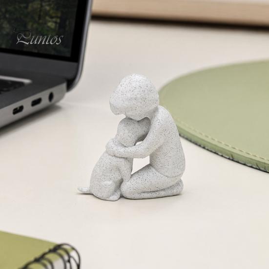 Современное Минималистичное Украшение Мини-Размера, 3D-Печатная Цельная Фигурка, Имитация Камня Маленькая Декоративная Скульптура Текстура Стабильная