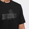 adidas Футболки Мужские Черные С Круглым Вырезом Средняя Прямая Посадка H39344