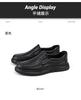 [Retro Handmade Pattern Sheepskin] Genuine Leather Men's Shoes Spring Men's Shoes One Step Stepping Dad's Shoes Business Casual Men's Shoes