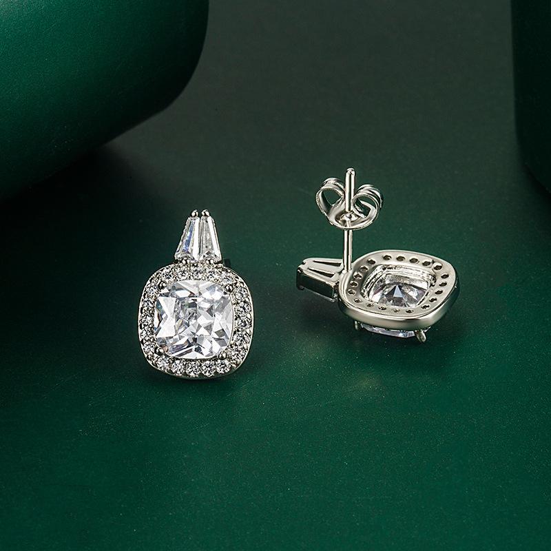 Lindon Copper Alloy Zircon Earrings Drop Earrings For Women Wedding Party Gifts