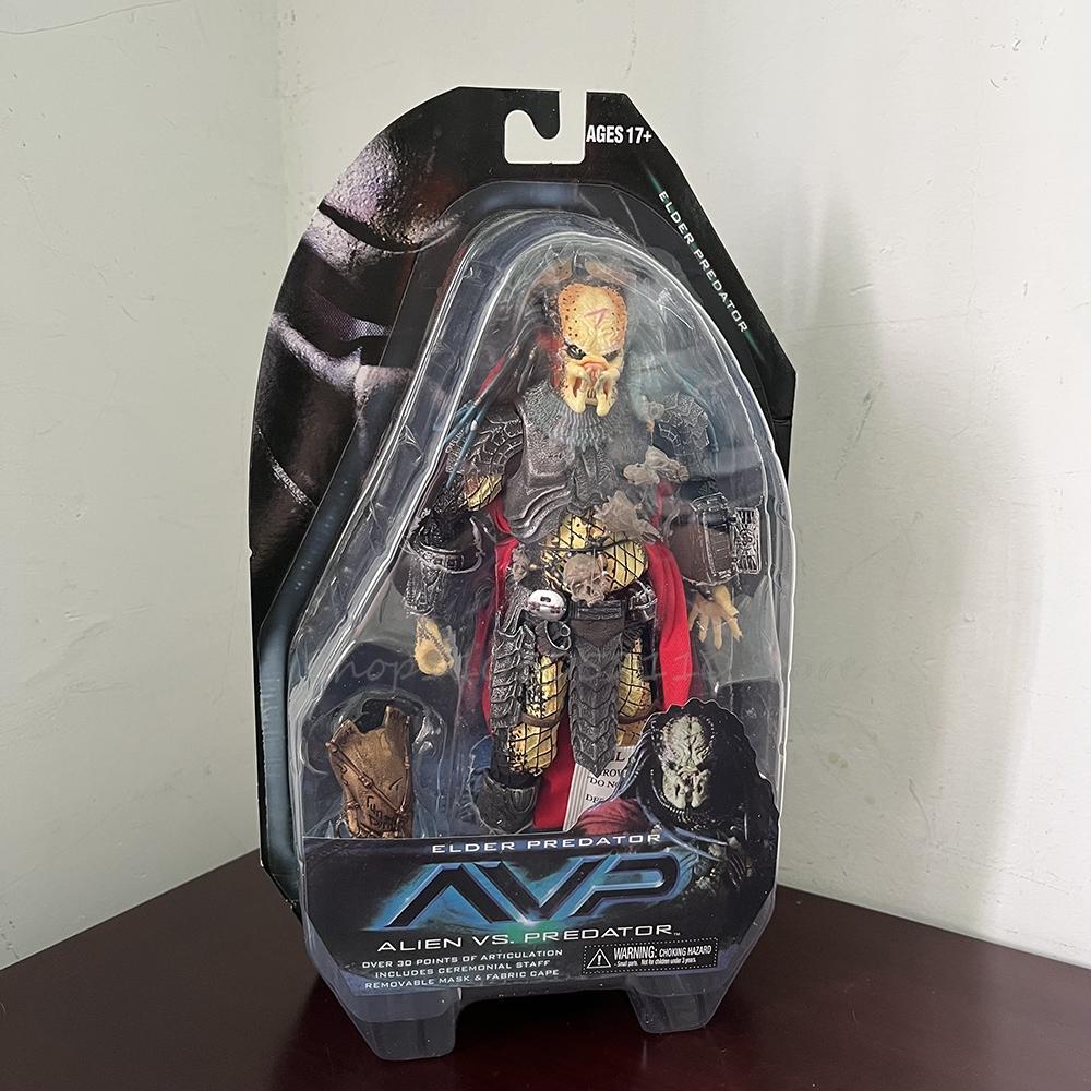 Alien Elder Predator Action Figure Anime Collection AVP Alien Predator Movie Birthday Christmas Gifts Doll