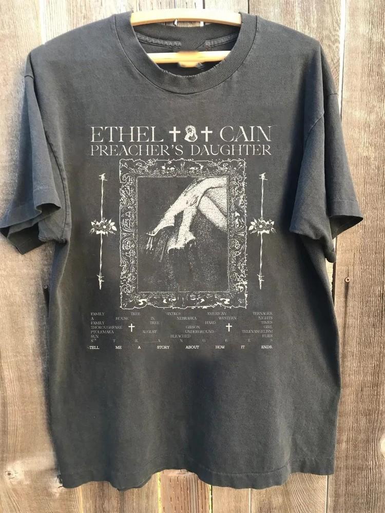 Ethel Cain 2024 Моя любовь - это открытая рана Футболка Все размеры S-5XL Comfort Colors Унисекс Футболка