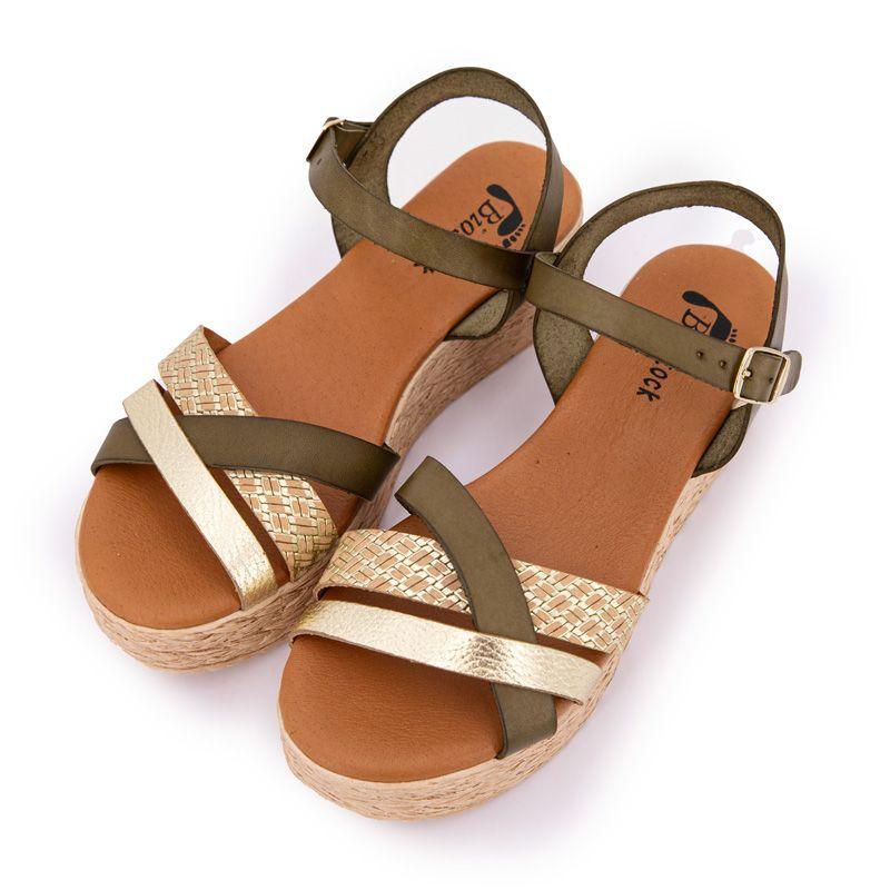 Босоножки на платформе Multi avellana женщина BIOSTOCK