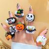 Cartoon Resin Halloween Party Rings Women Creative Statement Accessories Gifts